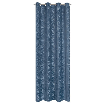 ZASŁONA GOTOWA LIVIA 140 X 250 CM CIEMNONIEBIESKI