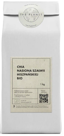 Bio Planet − Chia, nasiona szałwii hiszpańskiej BIO − 1 kg