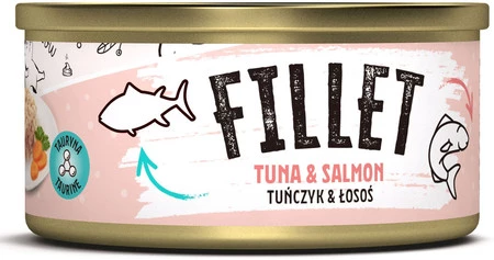 MR.BANDIT Fillet Tuna / Salmon Tuńczyk Łosoś dla kota 80g