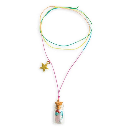 Janod Zestaw kreatywny do tworzenia biżuterii z kamieniami przynoszącymi szczęście 8+