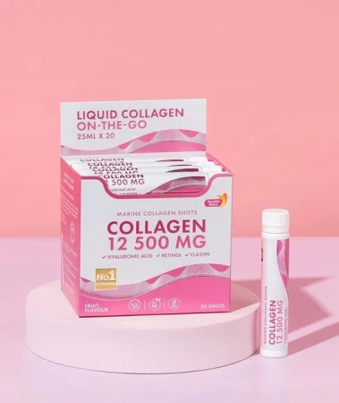 Swedish nutra Marine Collagen 12 500 mg kolagen do picia Shots 25 ml x 20
