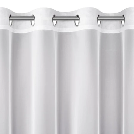 ZASŁONA GOTOWA ROSES 2 140 X 250 CM BIAŁY