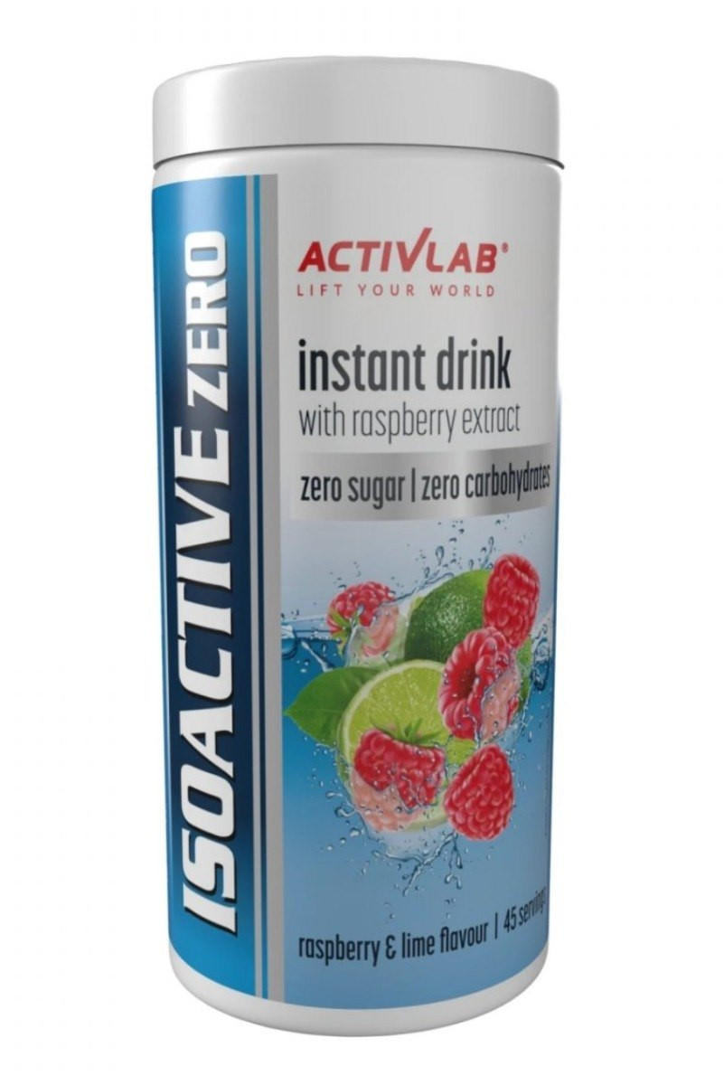 ActivLab Isoactive Zero węglowodany 225 g smak malina-limonka - Nabea.pl