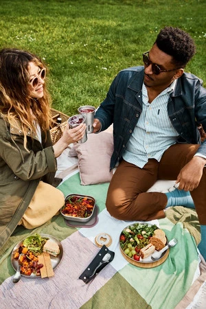 BB-Zestaw 4 sztućców stalowych 5el. NEW