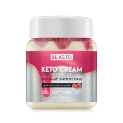 Keto Krem z olejem MCT Malina Biała Czekolada