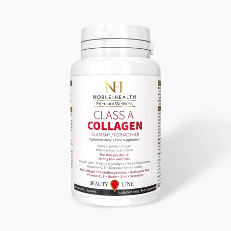 Noble Health Class A Collagen kolagen dla mamy 90 kaps.