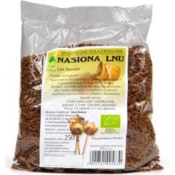 NASIONA LNU (SIEMIĘ LNIANE) BIO 250 g - DARY NATURY
