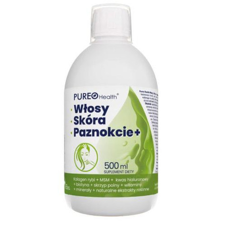Pureo Health Włosy skóra paznokcie+ 500 ml smak owoce leśne