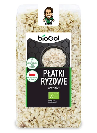 BIOGOL PŁATKI RYŻOWE BIO 300 g