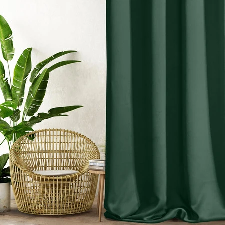 ZASŁONA GOTOWA D91 PARISA 135 X 250 CM ZIELONY