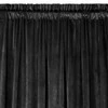 ZASŁONA GOTOWA D91 ROSA NA TAŚMIE 140 X 270 CM CZARNY