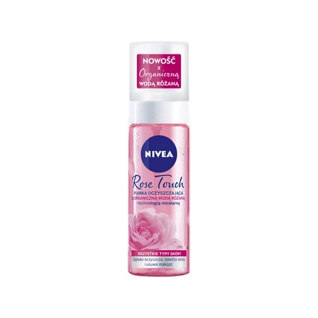 Rose Touch pianka oczyszczająca z organiczną wodą różaną 150ml