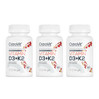 Zestaw: 3x OstroVit Witamina D3 2000 IU + K2 kompleks witamin 90 tabl.