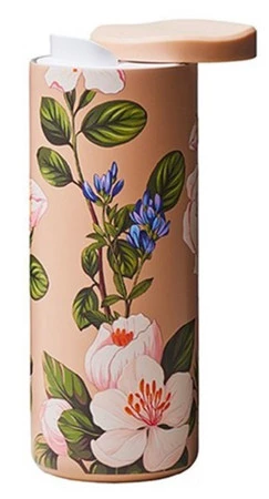 KUBEK SLIDE ZE STALI NIERDZEWNEJ KWIATY 350 ml - CHIC-MIC