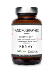 Kenay Andrographis ParActin na wsparcie odporności i dróg oddechowych Bio 60 kaps.