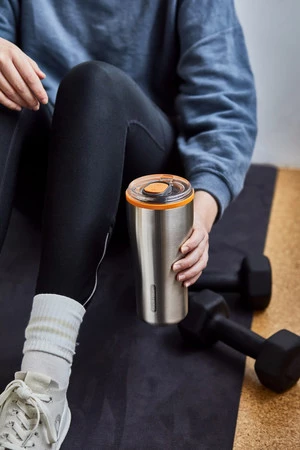 Black+Blum Kubek termiczny stalowy 0,6l.pomarańczowy New V