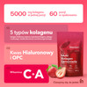 Zestaw Intenson: 1x Multi Kolagen Lemoniada Witamina C, Kwas Hialuronowy o smaku truskawka 220g i 1x Kreatyna Monohydrat smak truskawka-arbuz 260g