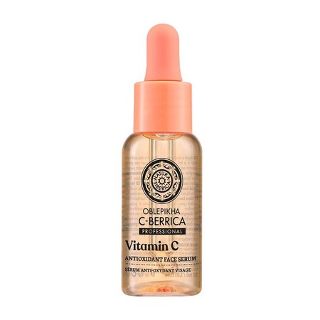 Wegańskie, antyoksydacyjne serum do twarzy z witaminą C i hydrolatem z rokitnika ałtajskiego, 30ml OBLEPIKHA C-BERRICA