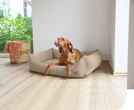 PALOPA Legowisko dla psa bawełniane Fred humus S