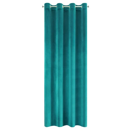 ZASŁONA GOTOWA SAMANTA 140 X 250 CM TURKUSOWY
