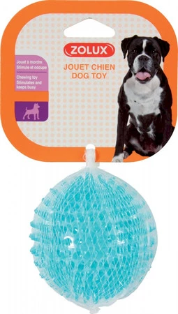 ZOLUX TPR POP Piłka z kolcami Turkusowa 8cm