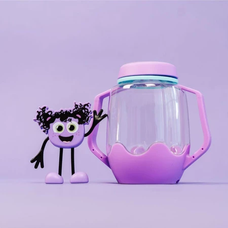 Glo Pals, Słoik sensoryczny do napełnienia wodą, kolor fioletowy