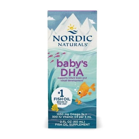 Baby's DHA 1050mg Omega-3 z Witaminą D3 suplement diety dla dzieci 60ml