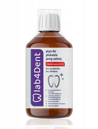 Alg Pharma lab4Dent płyn do płukania jamy ustnej 300 ml