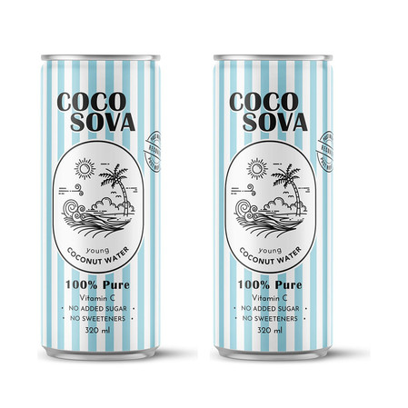 Zestaw: 2x Woda kokosowa 100% Pure 320 ML