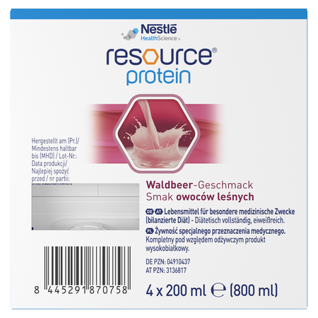 RESOURCE Protein smak owoce leśne 4 x 200ml