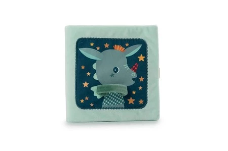 LILLIPUTIENS Miękka książeczka aktywizująca z mini-komforterem „Joe i jego przytulanka” 12 m+