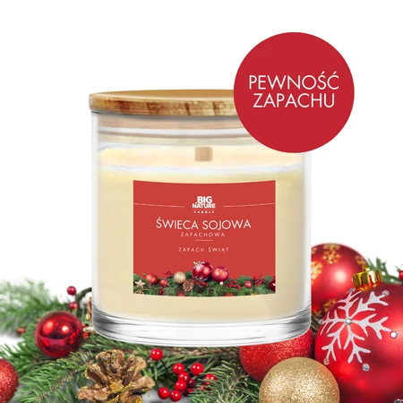 Świeca soj. zap. ZAPACH ŚWIĄT 150g