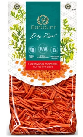 MAKARON PROTEINOWY (Z SOCZEWICY CZERWONEJ) WARKOCZ 250 g - BARTOLINI