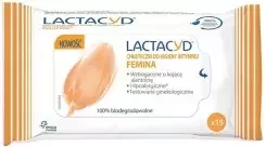  OMEGA PHARMA − Lactacyd Femina, chusteczki − 15 szt.