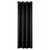 ZASŁONA GOTOWA RITA 140 X 250 CM CZARNY