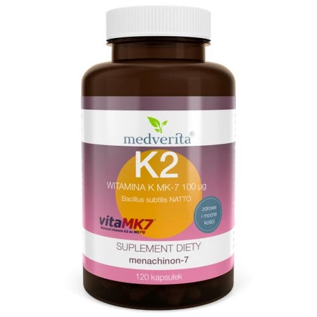 Medverita Witamina K2 MK7 100ug 120 K
