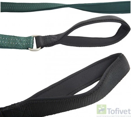 BUSTER NEOPRENE BUNGEE Smycz Zielona S/M 120cm