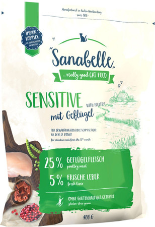 BOSCH Sanabelle SENSITIVE Poultry Drób 400g