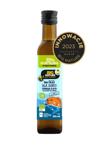 Big Nature Olej dla dzieci OMEGA 3-6-9 250 ml bio