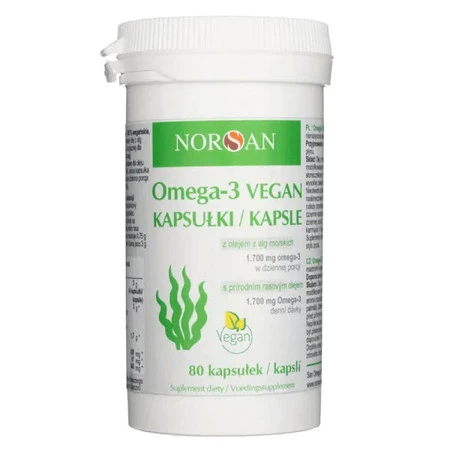 Norsan Omega-3 VEGAN 80 kaps.