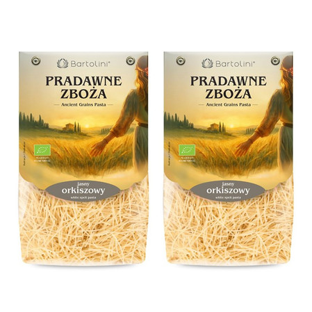Zestaw: 2x Makaron orkiszowy nitka BIO 250g