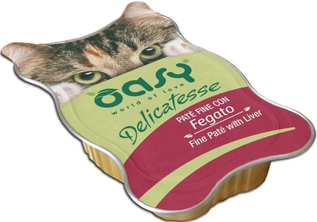 OASY Cat Delicatesse Fine Pate Liver Wątróbka w pasztecie 85g