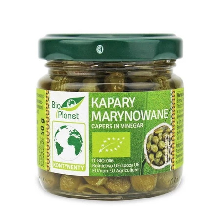BIO PLANET KAPARY MARYNOWANE BIO 100 g (50 g)