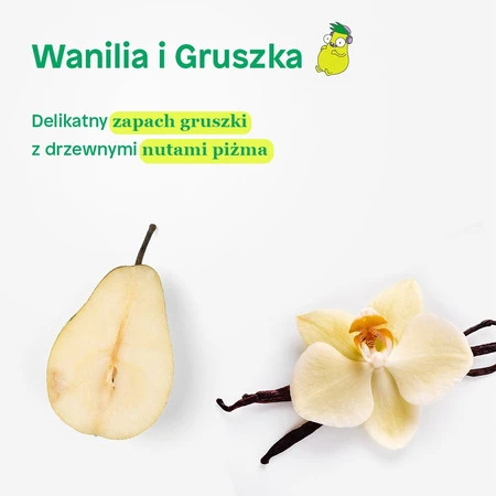 Attitude LITTLE LEAVES™, Szampon i żel do mycia ciała dla dzieci, wanilia i gruszka, 473 ml