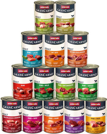 ANIMONDA Grancarno ADULT Wieprzowina i Kaczka 400g