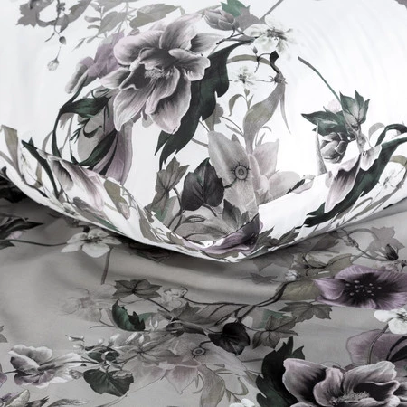 Komplet pościeli satynowej Nika 54, 220 x 200 cm, Popielaty