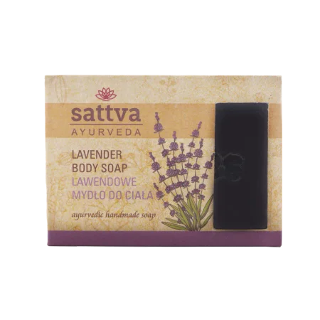 Sattva - Mydło w kostce do ciała Lawenda 125g