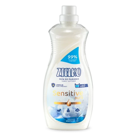 Zielko - Płyn do płukania biały Sensitive Aura 1520ml