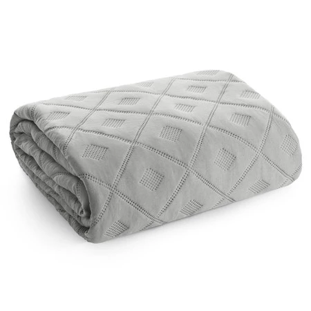 Narzuta D91 Alara6 220 x 240 cm, Srebrny