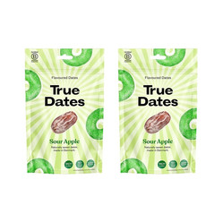 Zestaw 2x True Dates Sour Apple 100g